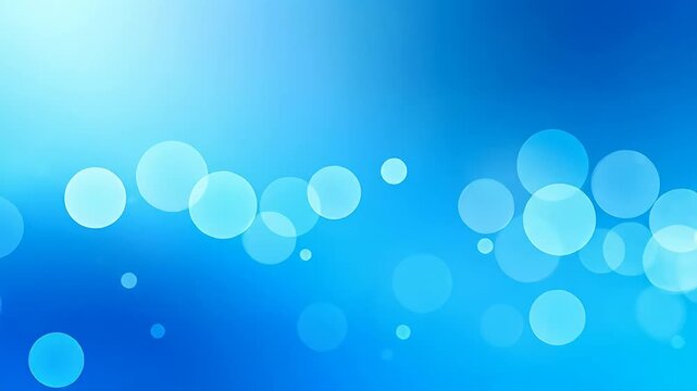 Soft blue gradient backdrop with bokeh circles varying in sizes and opacity