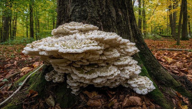 Edible Hericium erinaceus Mushroom Available Locally