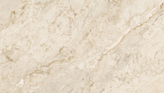 Stunning light ivory marble featuring delicate veins and artistic patterns. Ideal construction material for creative designs. Natural stone textured backdrop.