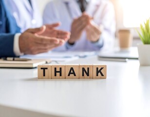 Business meeting gratitude