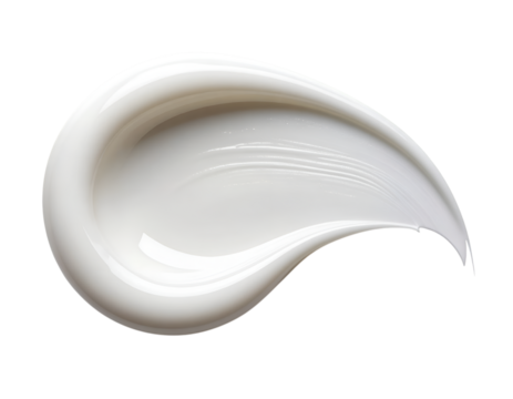Cream Swatch: Close-up of a smooth, pearlescent cream swatch, a testament to skincare and beauty, evoking a sense of luxury and refinement. - Powered by Adobe