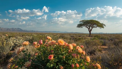 Blooming Desert Rose at Mountain Heights