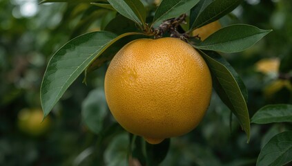 Pomelo: The Largest Citrus Fruit and Forebear of Grapefruit from the Rutaceae Family