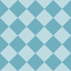 ブルー系のひし形模様のパターン背景素材