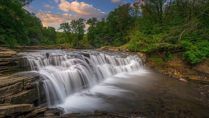 Obraz premium Cascades Found in the Appalachian Region