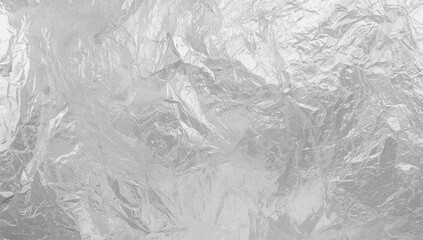 Shiny foil metal surface with contrasting light and dark silver textures