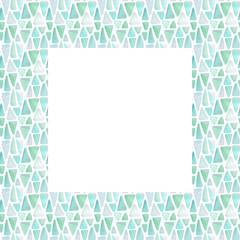 Watercolor  frame with flowers. Decorative wreath with hand-drawn flowers is ideal for making birthday cards and invitations