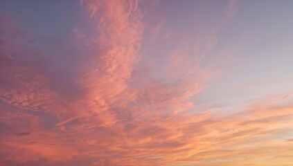 Fototapeta premium Sunrise and sunset with stratus cloud formations