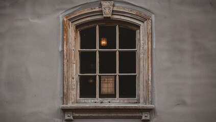 Obraz premium An antique home's window view
