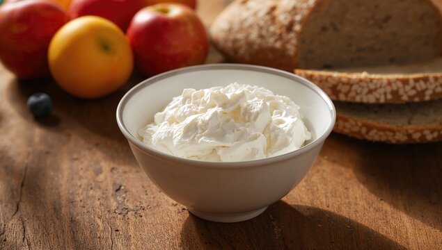 Nutritious homemade fresh curd cheese, lean protein-packed curd cheese, fatless curd cheese