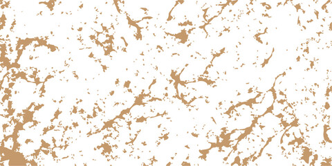 Aged, rough grunge texture background of dirty brown paper with rust and paint splatters