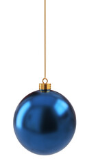 Christmas ball decorations holiday Christmas tree elegant shiny blue