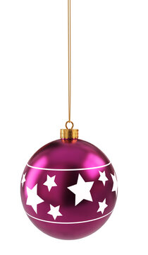 Christmas ball decorations holiday Christmas tree elegant shiny purple