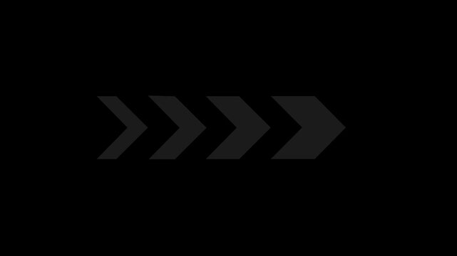 Abstract animated graphic of an arrow showing linear movement from right to left for explanatory content.
