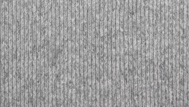 Authentic grey knit textile crafted from blended yarn with a textured surface