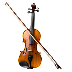 Fototapeta premium violin isolated on white