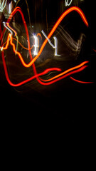 Moving Lights Long Exposure Abstract Photography Design