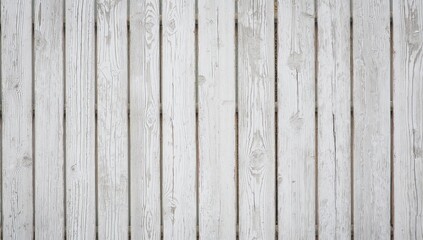 Fototapeta premium Close-up of aged wooden slats on a concrete surface showing texture and pattern
