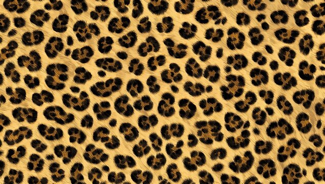Continuous pattern of leopard skin texture