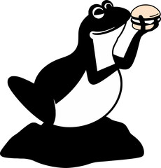 A simple cartoon drawing of a ghost with a smiling face