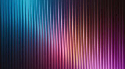 Vibrant vertical lines create a mesmerizing gradient of blue, pink, and orange hues