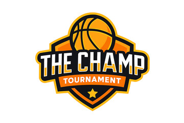 The Champ Basketball Tournament Logo | Professional Sports Championship Emblem Design