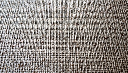 Fototapeta premium Closeup of Natural Woven Textile Texture in Soft Beige Tones for Home Decor and Crafting