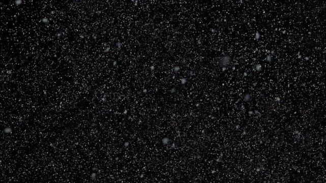 Heavy Snowfall Overlay Animation for videos and stills