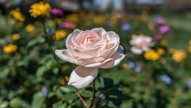 The Chinese Rose stands out with its remarkable beauty.