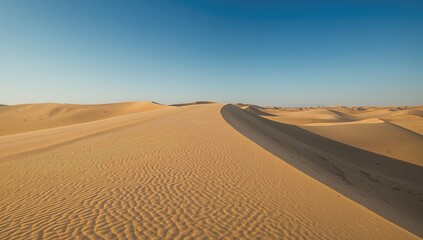A region of expansive sandy dunes within a vast desert basin, celebrated for its stunning desert scenery