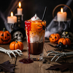 Thai Tea Halloween Theme