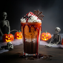 Thai Tea Halloween Theme