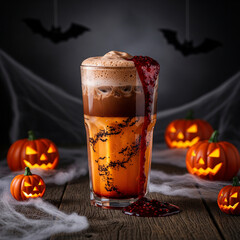 Thai Tea Halloween Theme