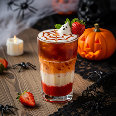 Thai Tea Halloween Theme
