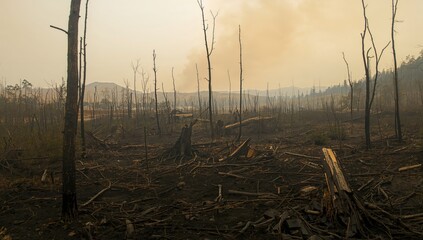Environmental and economic impacts of wildfires