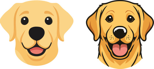 two golden retriever dogs