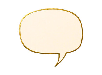 Fototapeta premium Hand drawn speech bubble with textured outline isolated on transparent background