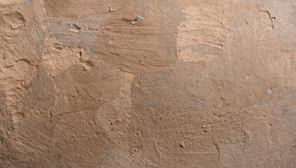 Fototapeta premium Close-up of textured Venetian plaster on aged wall surface