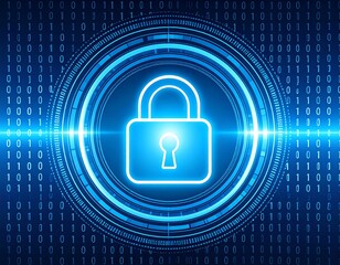Digital lock security concept