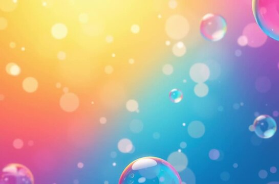 abstract background with bubbles