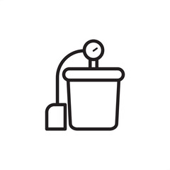 Vacuum chamber icon symbolizing controlled low-pressure processing, representing advanced scientific research, industrial experimentation, and specialized high-vacuum engineering equipment and systems