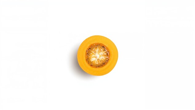 White background showcasing a single fruit from Sentul