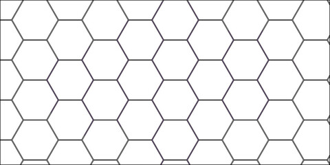 Abstract seamless geometric honeycomb pattern vector illustration of a hexagonal structure for technology design backdrop