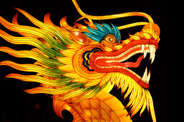 chinese dragon statue