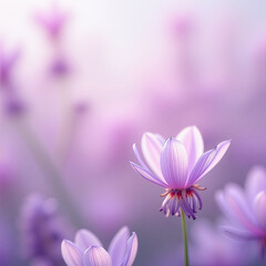 Fototapeta premium Soft Focus Dreamy Lavender and Lilac Floral Background