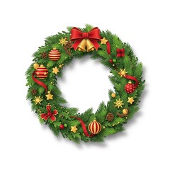hristmas Garland Paper Cut Wreath