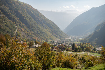 Blick auf Brusio
