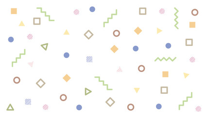 Colorful memphis seamless pattern background. geometric memphis background. Trendy concept abstract