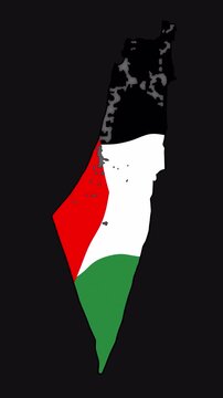 Evolution of middle east crisis between Palestine and Israel. Israel settlements