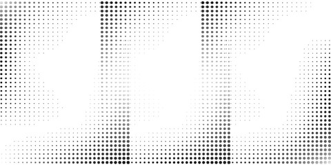 Dot black Background, Halftone Texture, Gradient Dots Pattern space simple. Modern pattern element
